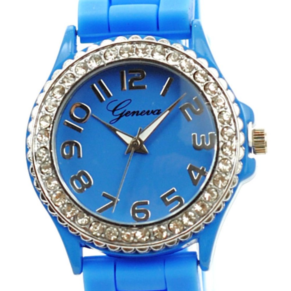Geneva Silicone Band Watch